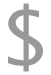 Dollar sign icon