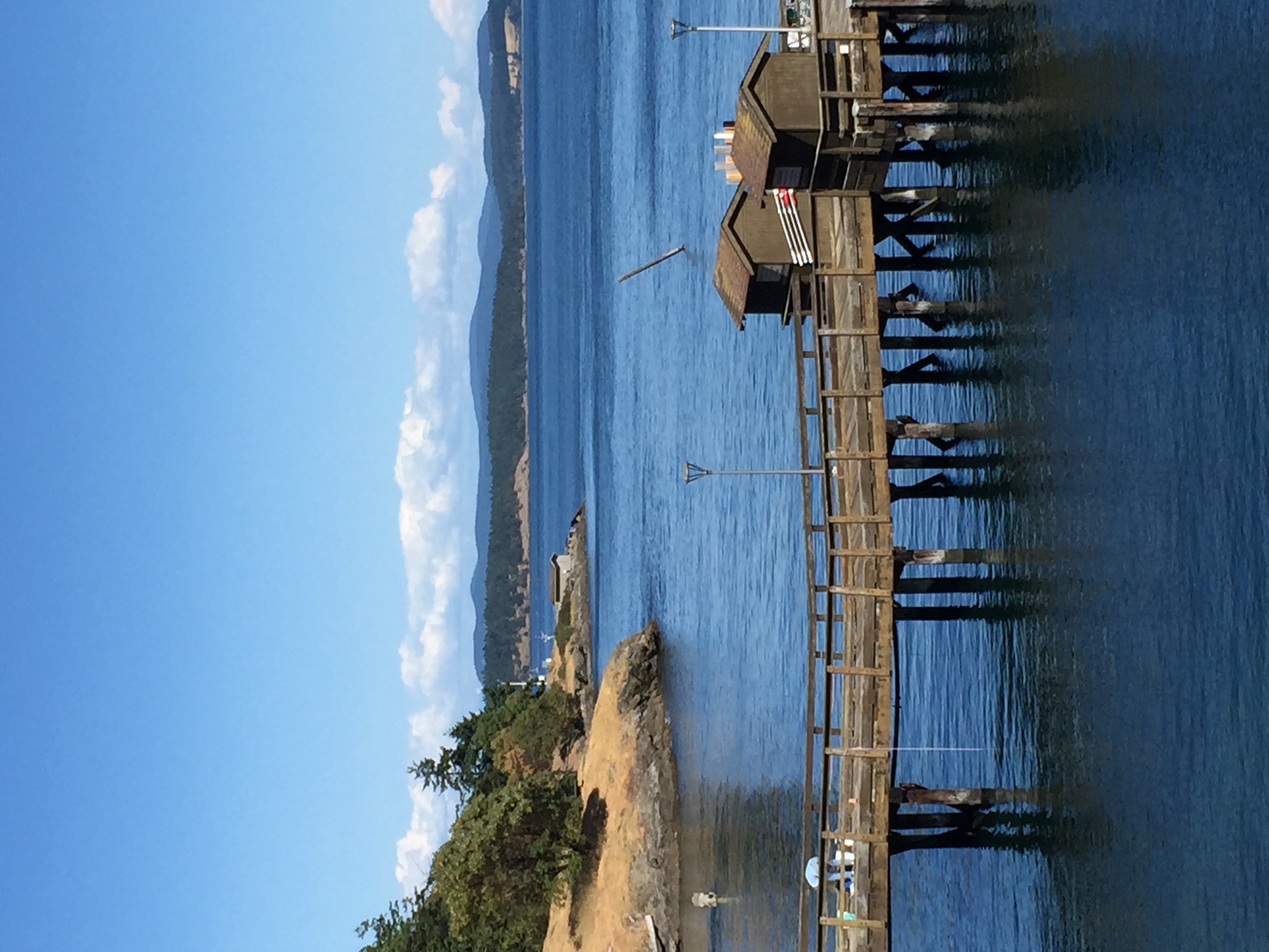 View of harbor from Friday Harbor Library