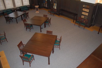 Smith Room Photo - Reception Setup - from balcony