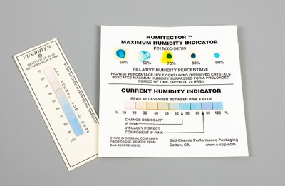 Humidity indicator cards