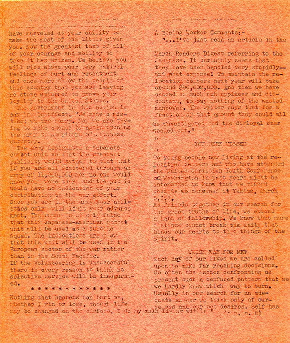 Page 5, Pacific Cable Vol. 1, No. 16 -- 31 Mar. 1943