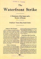 A pamphlet from the International Longshoremen's Association.Albert H. Farmer Papers, Acc. 3641-1, Box 1, UW Libraries