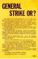 Leaflet, Industrial Workers of the World, Seattle Office, Records.Industrial Workers of the World, Acc. 544, Box 3, UW Libraries